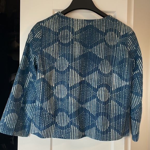 EILEEN FISHER crop summer coat - Picture 2 of 3
